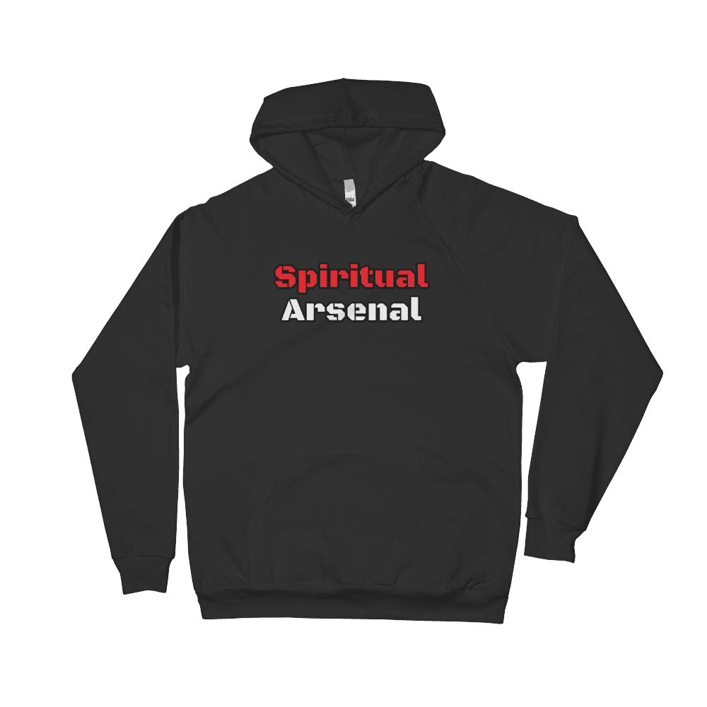 Download Spiritual Arsenal Unisex Fleece Hoodie - GodSmoke Apparel