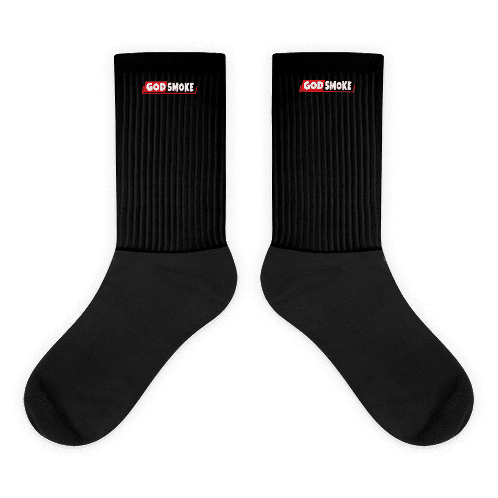 Download GodSmoke Black Socks - GodSmoke Apparel